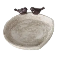 Vogeldrink bak met 2 vogels